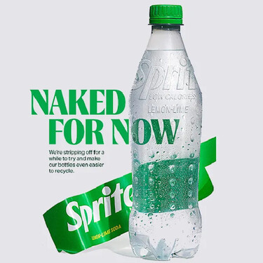 Coca-Cola eliminará las etiquetas del Sprite para que las botellas se reciclen mejor 