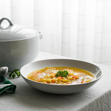 Esta sopa de verduras es mi receta comodín del otoño: fácil, barata, saludable y sabrosa