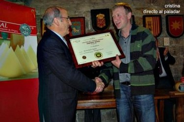 El queso Idiazábal D.O., galardonado en el Premio Roma 2008