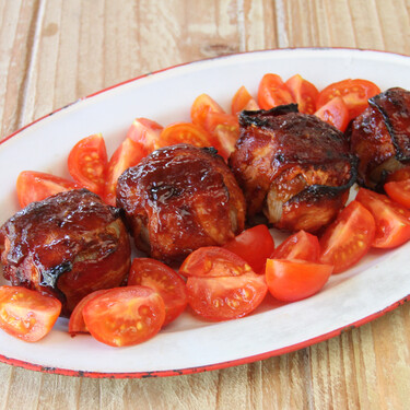 Bombas crujientes de carne picada hechas en el horno, la mejor receta de aperitivo