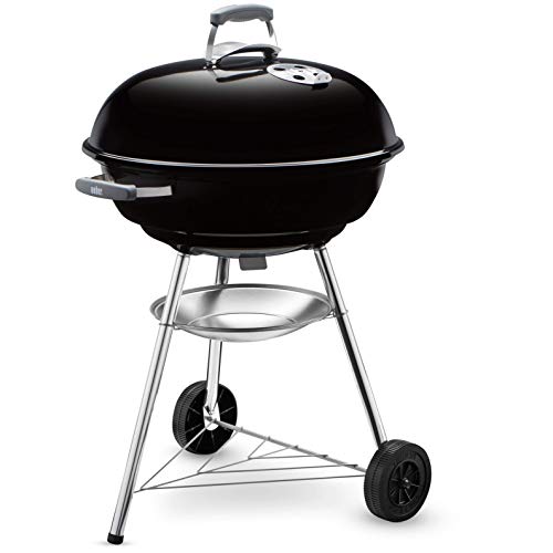 Weber Compact Kettle Barbacoa de Carbón, 57 cm, Negro 1321004