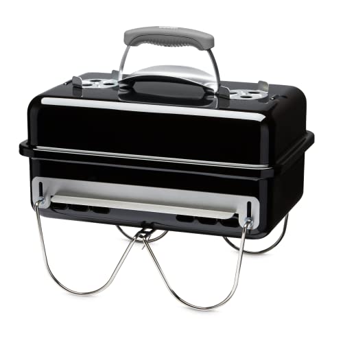 Weber Go-Anywhere Barbacoa de Carbón,portátil, 42 x 26 cm, Negro 1131004