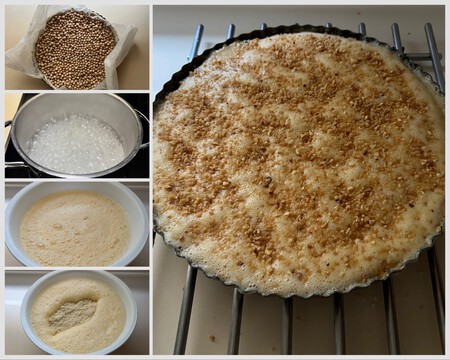 tarta de almendra al estilo portugés