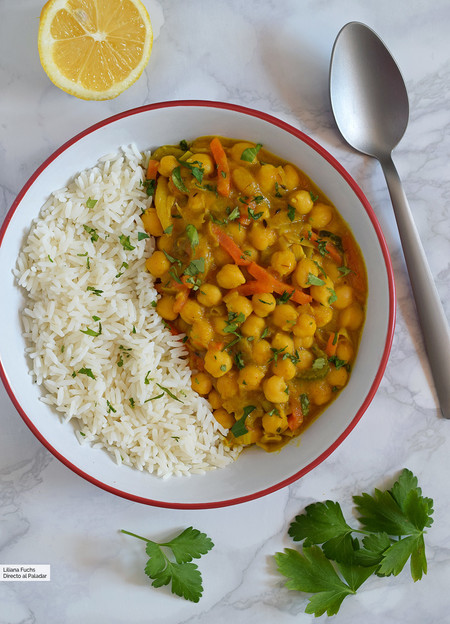 Mango con Garbanzos