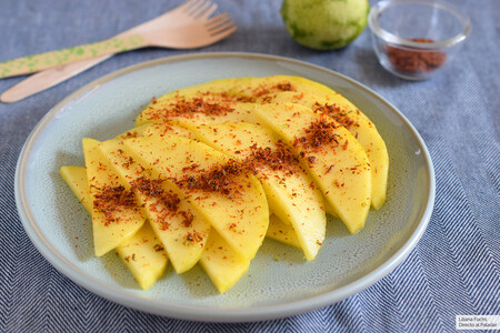 Mango picante con especias tajín